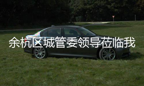 我司区城余杭考察领导莅临管委