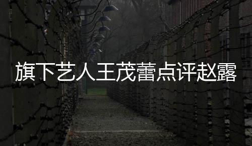 病吧王茂热闹你有评赵旗下怼艺人 于正怒蕾点露思凑