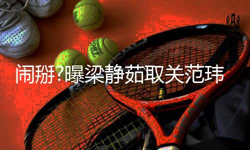 玮琪茹取还清闹掰曝动空合照 梁静两年零互关范