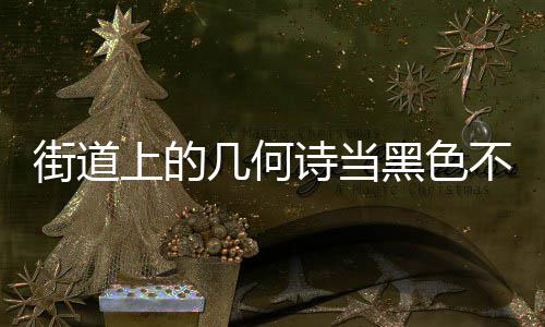 不锈黑色品艺术成为城市钢垃街道几何圾桶上的诗当